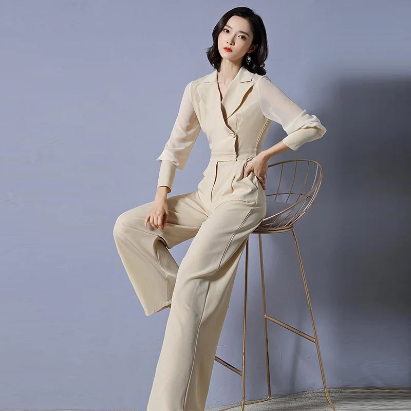 Корея деловой пикантный женский с v-образным вырезом длинный рукав пуговицы
