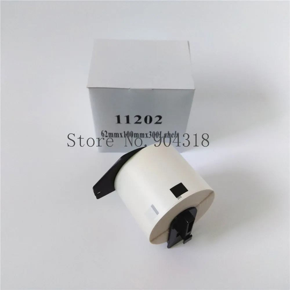 4 x Rolls Brother DK 11202 DK-11202 DK11202 DK1202 1202 DK-1202 Compatible Labels 62mm 100mm QL 570 700 720 1050 1060 | Компьютеры и