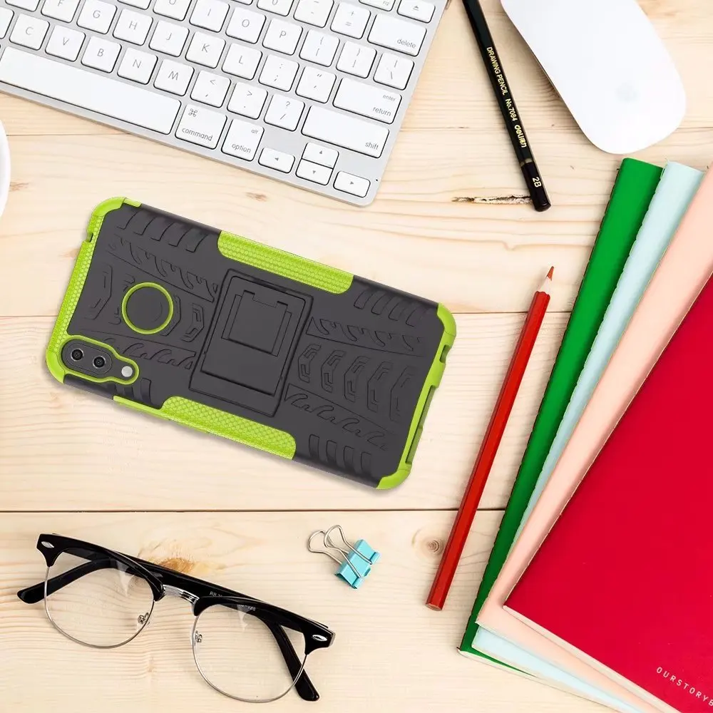 Dazzle Slim Hybrid 2 в 1 PC TPU Прочный противоударный чехол с подставкой для ASUS Zenfone 5z