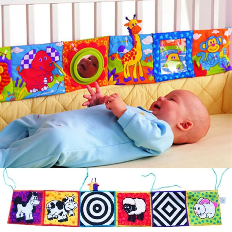 Мягкая ткань книга животных Одежда для детей и малышей интеллектуальная