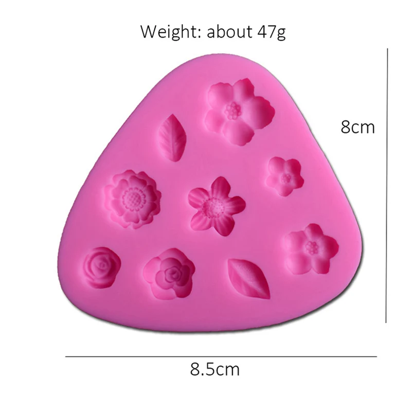 Из мультфильма Холодное сердце 1 шт. форма цветка силиконовой формы 3D Fondant