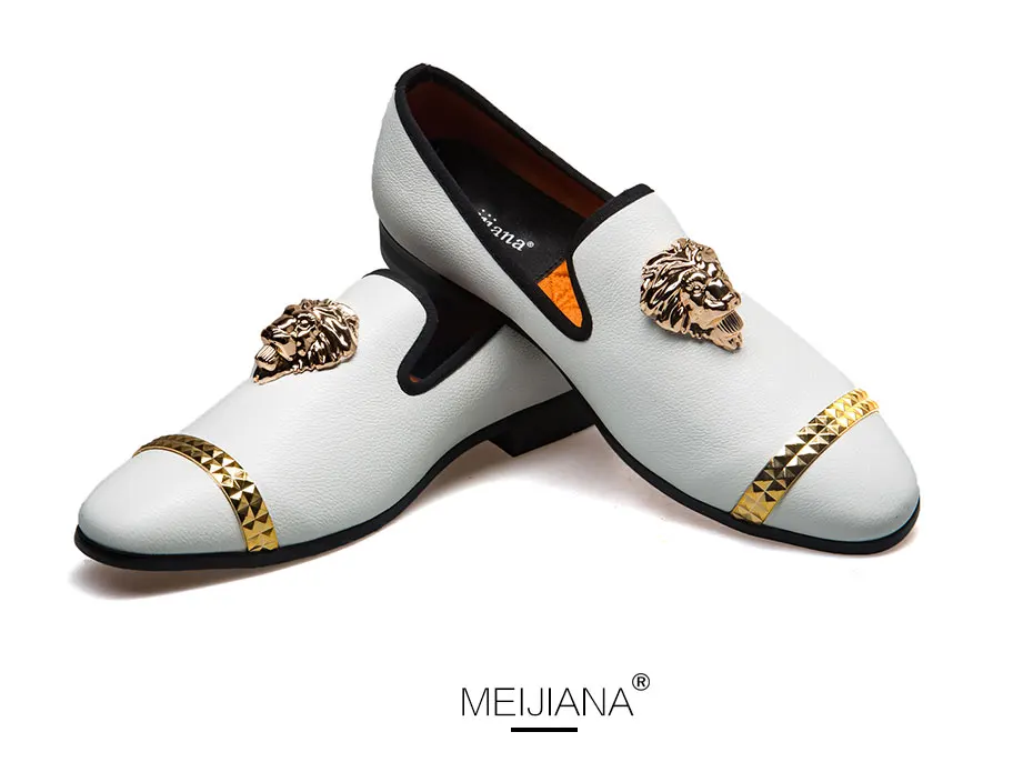 MeiJiaNa Lok Fu shoes men's flat casual shoes men's shoes knot wedding various colors gentleman