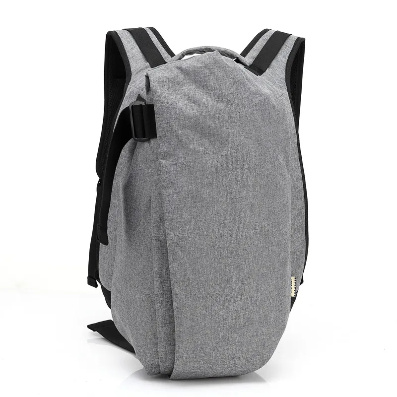 Grey OZUKO Модный корейский водонепроницаемый 15,6 дюймовый рюкзак для ноутбука, повседневная мужская сумка, Большой Вместительный Противоугонный рюкзак, школьные сумки, Новинка - Цвет: Grey