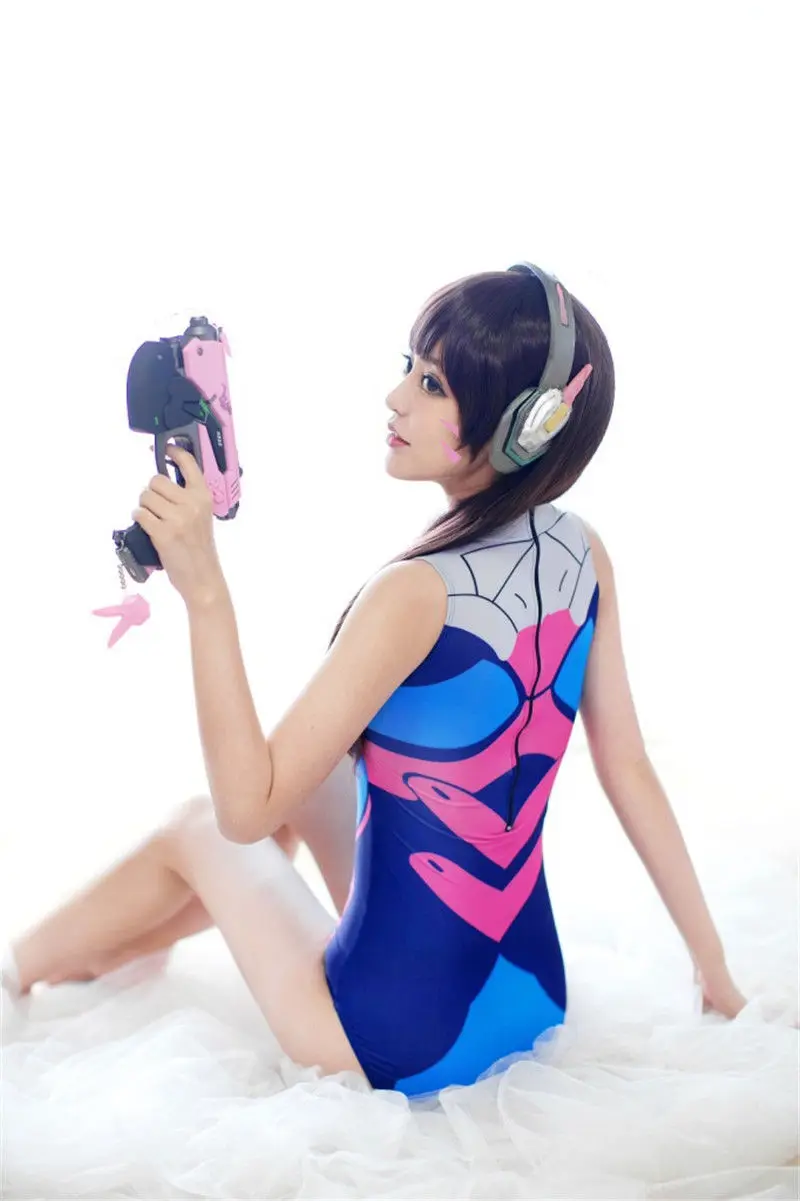 2017 сексуальный костюм для косплея OW D.VA Dva Цельный купальник Hana Song|costume one piece|cosplay