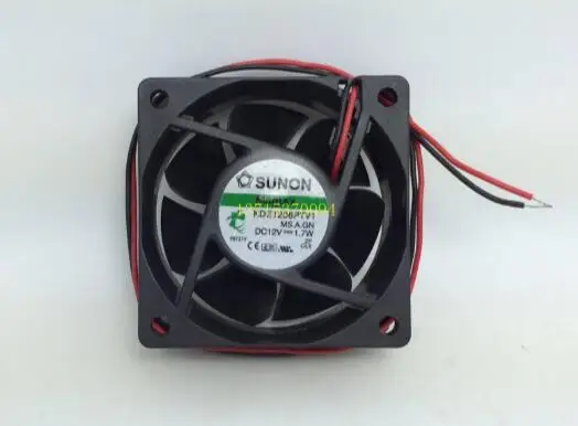 Вентилятор SUNON KDE1206PTV1, 60256 см, 1,7 Вт, двухпроводной (1,4 Вт, трехпроводный)