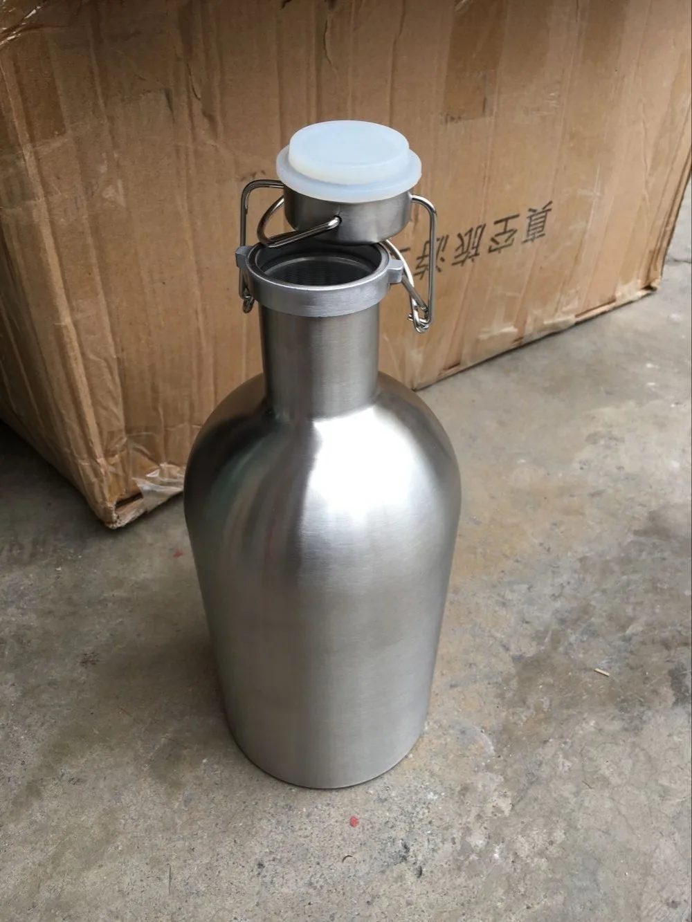 Пивной кувшин с откидной крышкой из нержавеющей стали 2 л|keg beer cooler|beer racekeg pump |