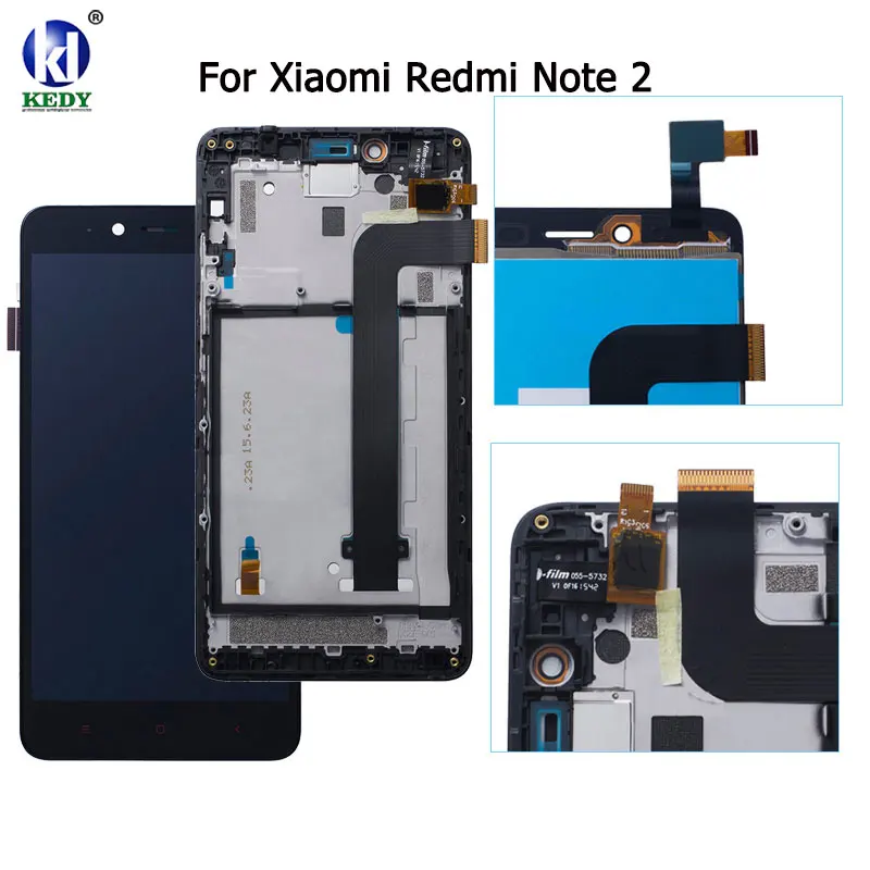 Класс AAA Качество ЖК дисплей для Xiaomi Redmi Note 2 экран дисплея замена дигитайзер