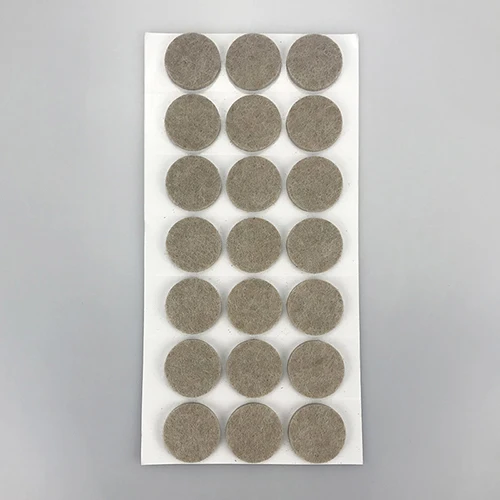 25x25mm 84pcs TCHY 5 мм Нескользящая войлочная подставка для ног самоклеящаяся фурнитура для ног защита для пола липкий коврик для стола шумостойкий коврик для домашнего ухода - Цвет: 25x25mm 84pcs