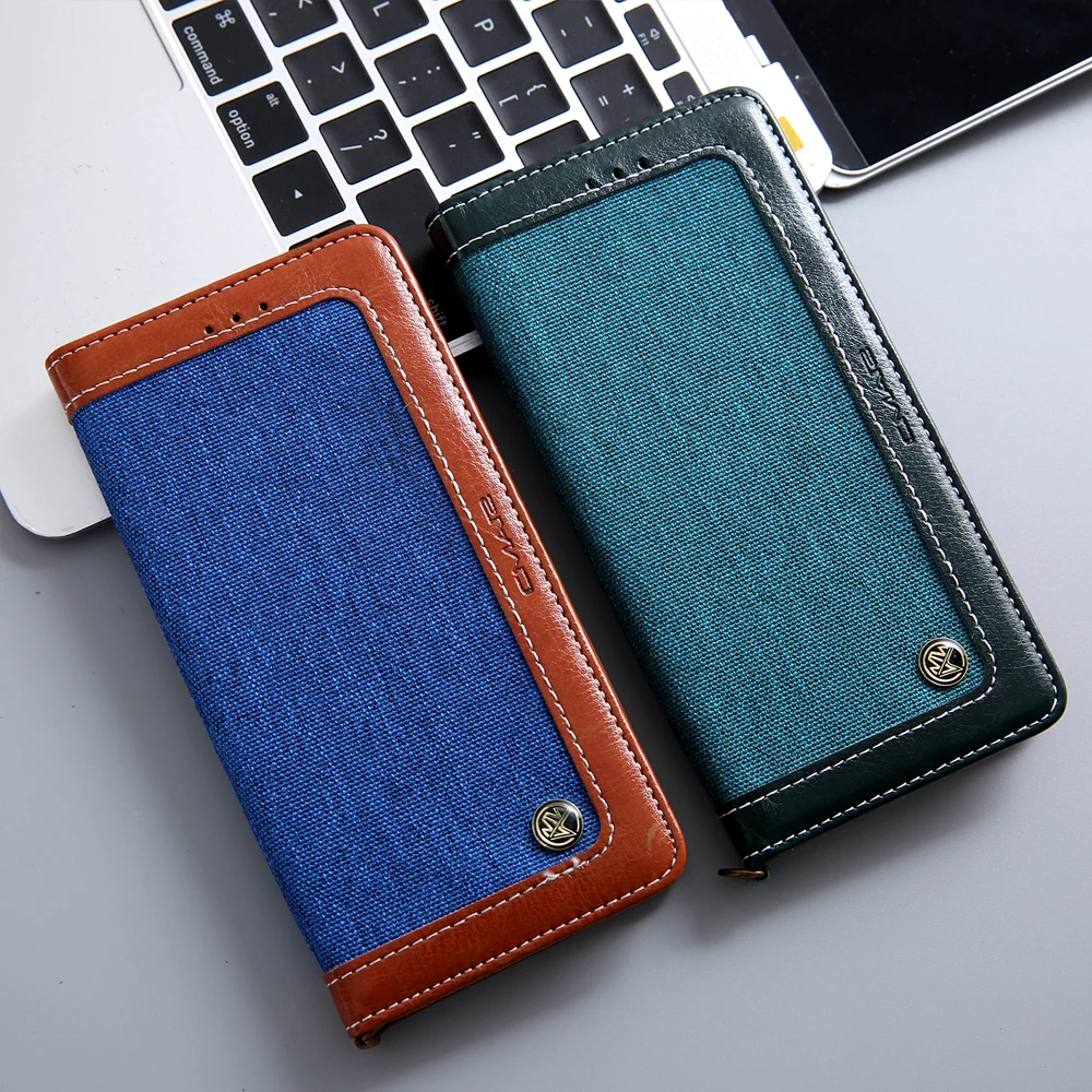 P20 Lite джинсовый кожаный чехол для Coque Huawei Магнитный кошелек Funda Pro Чехол
