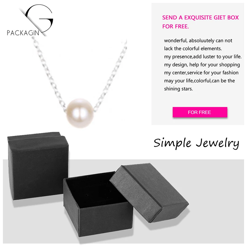 Женское ожерелье из нержавеющей стали Имитация жемчужной цепи кулон для девушек