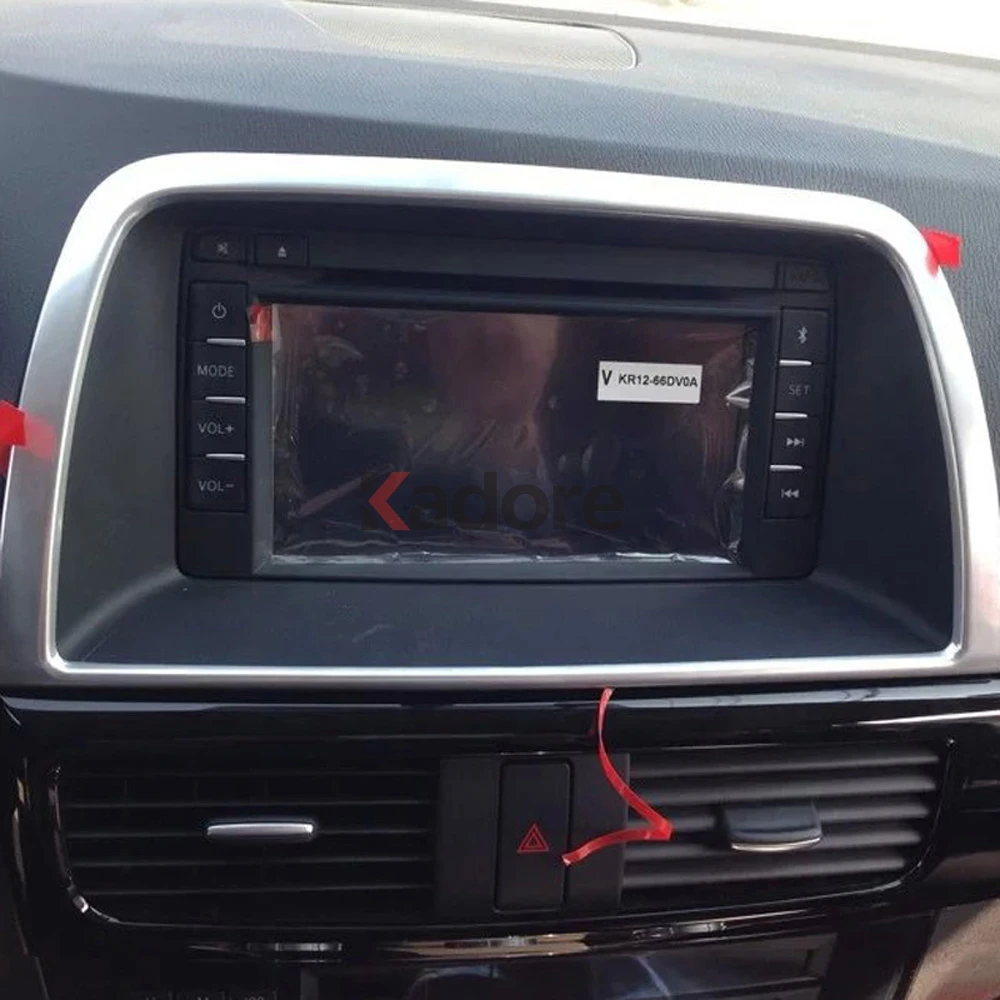Для Mazda CX-5 CX5 2012 2013 матовая Центральная панель управления накладка салона автомобиля аксессуары наклейка на автомобиль