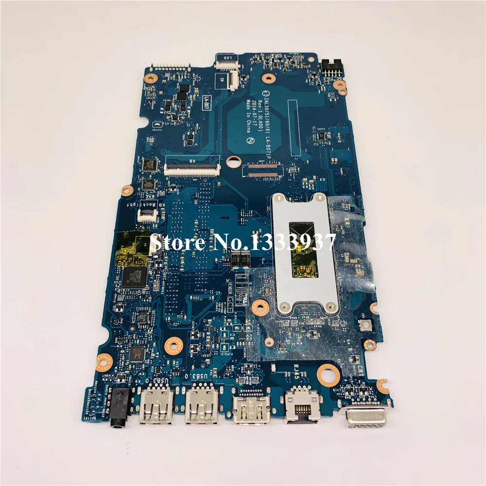 Для dell Latitude 3450 L3450 Материнская плата ноутбука SR27G I3-5005U CN-068RW5 68RW5 068RW5 ZAL50/51/60/61 LA-B071P