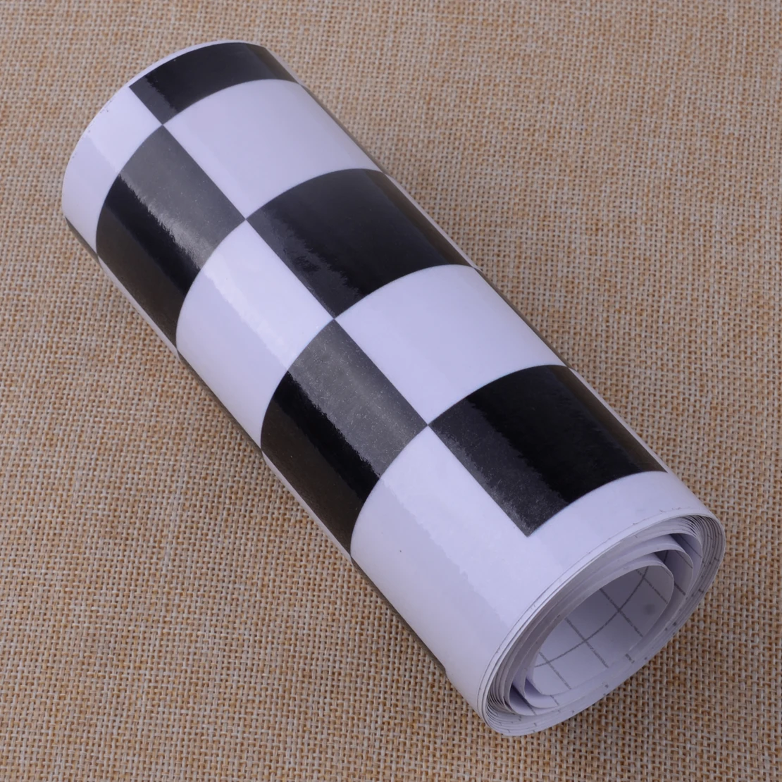 CITALL Motorcycle Car Bicycle Stickers Vinyl Black&ampWhite Universal Checkered Flag Decal Tape Racing | Автомобили и мотоциклы