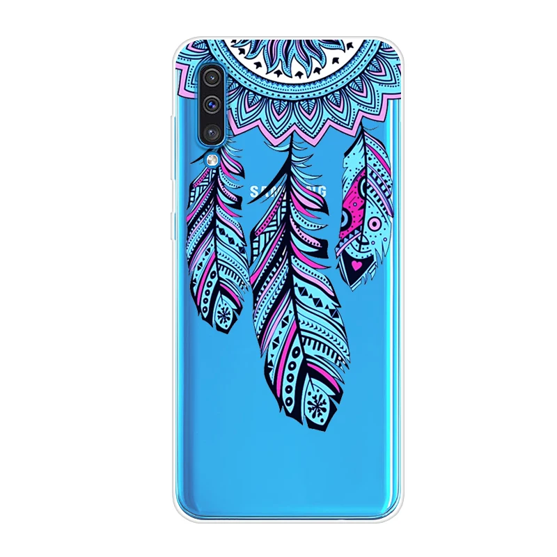 Мягкий чехол для Samsung A50 с мультяшным рисунком из ТПУ силиконовая задняя крышка