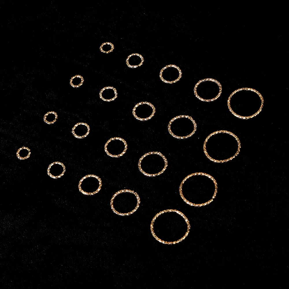 2 colors Styles 50pcs Round Jump Rings fashion Twisted Copper Closed For Diy Fashion Jewelry Accessories | Украшения и аксессуары