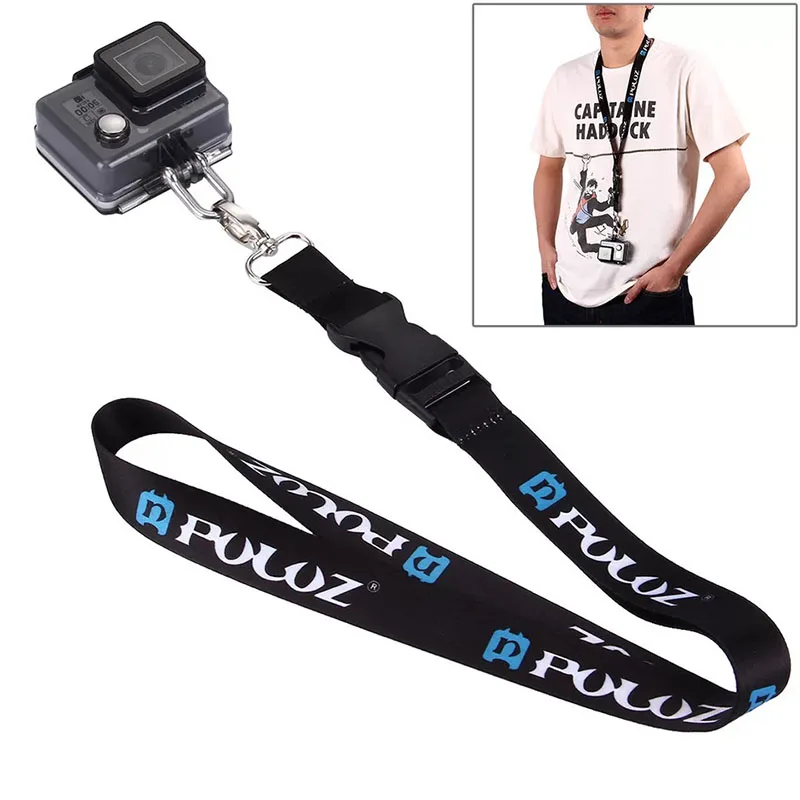 

60 CM Canvas Detachable Neck Strap Sling with Quick-released Buckle For GoPro All series Sjcam yi 4K Action Camera Accessories