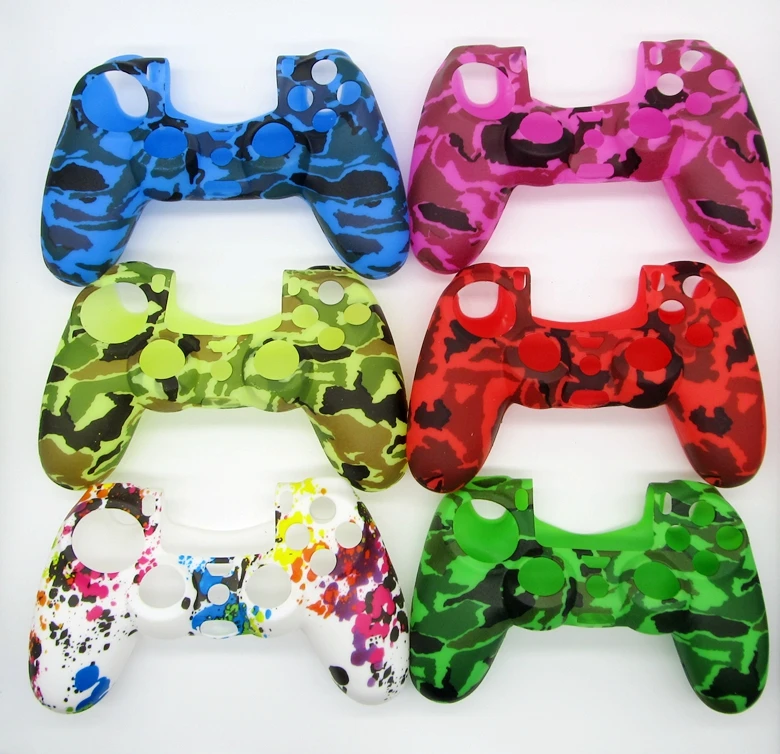 Защитный силиконовый чехол для Sony Play station4 игровой контроллер PS4 аксессуары