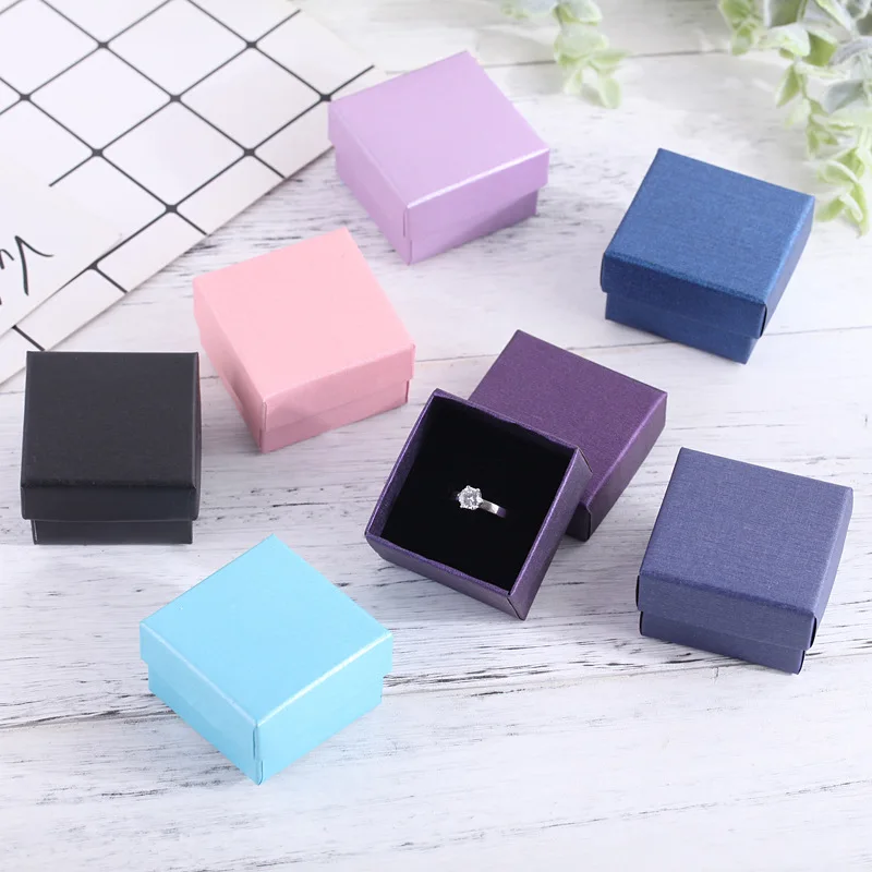 10 шт. разноцветная упаковка для украшений 5x5x3 см|Упаковка и стойки украшений| |