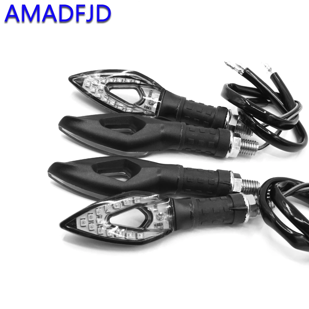 AMADFJD 4 шт. светодиодный сигнальный светильник s для мотоцикла мигалка индикатор