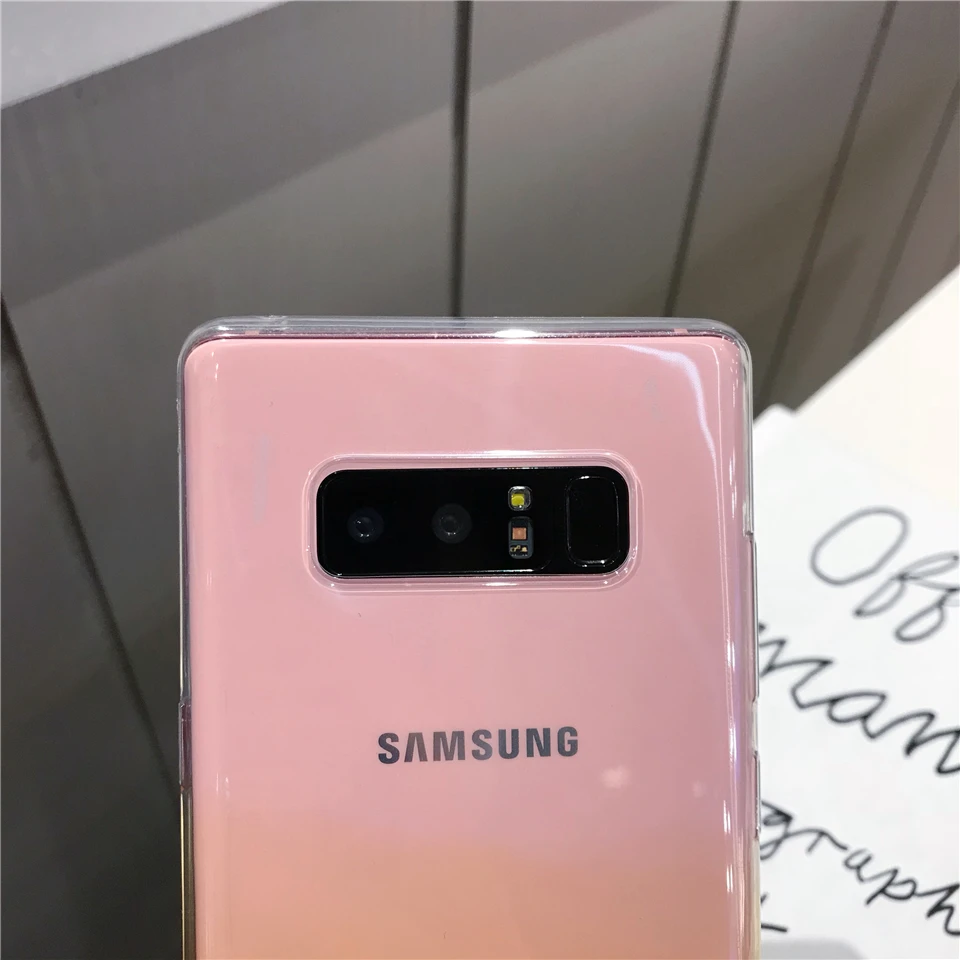 Gradient Case For Samsung Galaxy S10 S10E Note 9 8 S8 Plus S9 Cover TPU Soft A6 A7 A8 A9 J4 J6 2018 A5 J3 J5 J7 2017 |