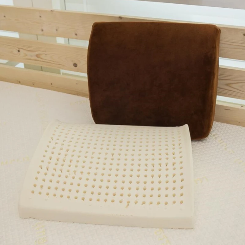 Подушка на спинку кресла из натурального латекса PurenLatex Ортопедическая подушка