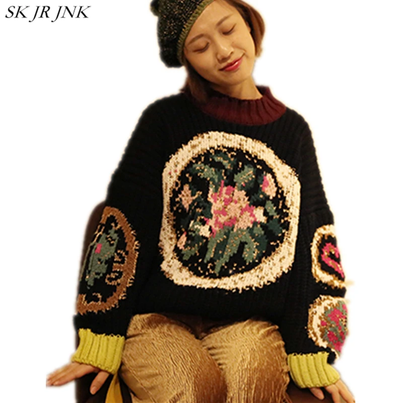 Демисезонный Новый Для женщин Повседневное вязаные крючком пуловеры женский