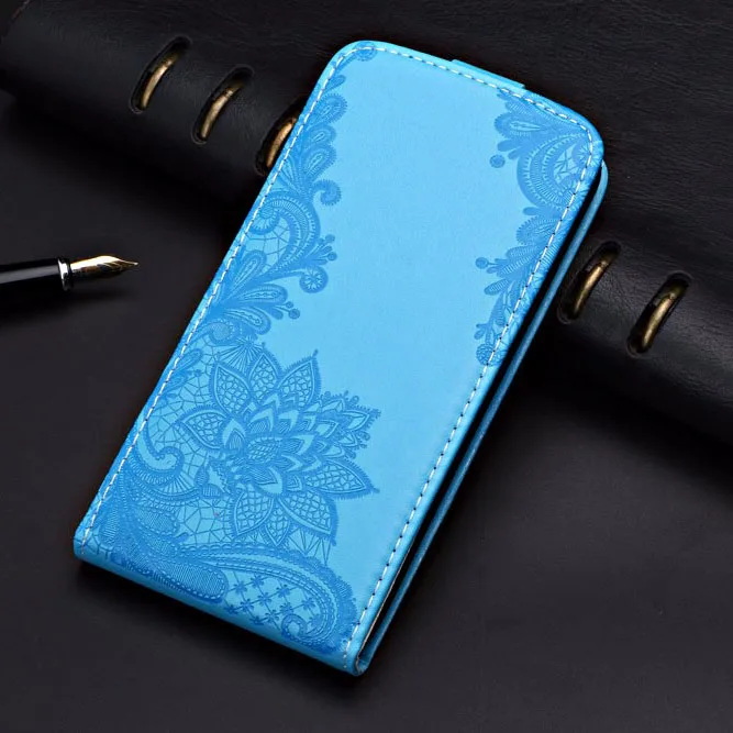 Для huawei Honor 6A 6 A Honor6A DLI-TL20 DLI-AL10 чехол TPU мягкая задняя крышка флип кожаный чехол Вертикальный чехол - Цвет: flip Lace blue