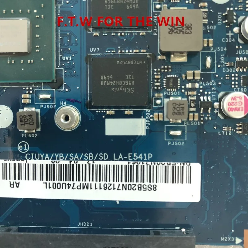 Kaufen 5B20N71261 MB Para FLEX 5-1570 320S-15ISK Laptop Motherboard CIUYA/YB/SA/SB/SD LA-E541P I7-7500U 920 Mt X 2g 100% Probado