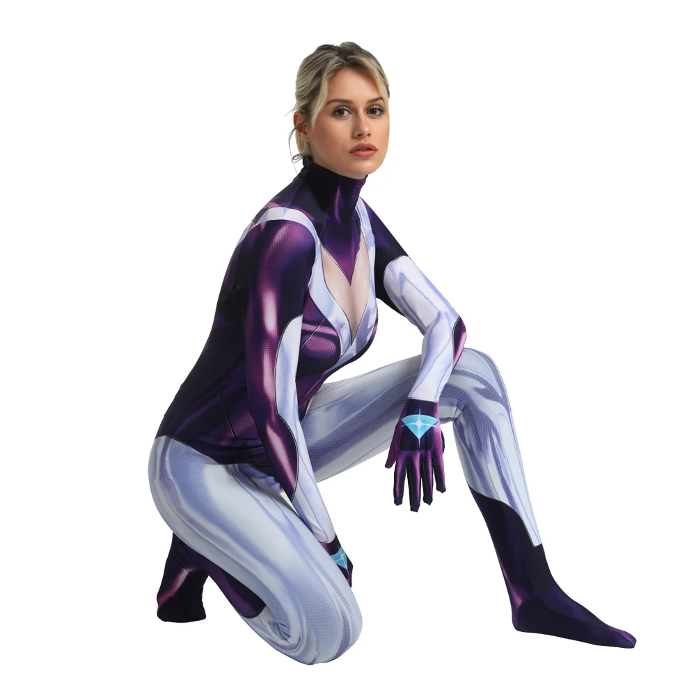 Костюм для косплея DJ Sona с 3D принтом костюм супергероя из лайкры и спандекса