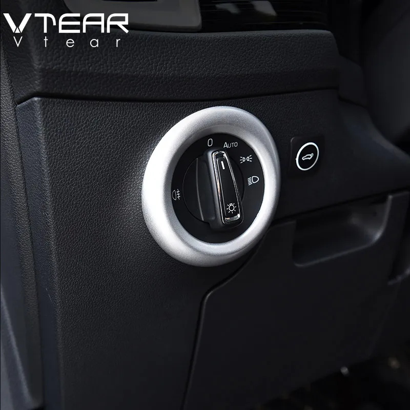 Vtear для Шкода Кадиак Skoda Kodiaq шкода кодиак аксессуары переключатель фар крышка