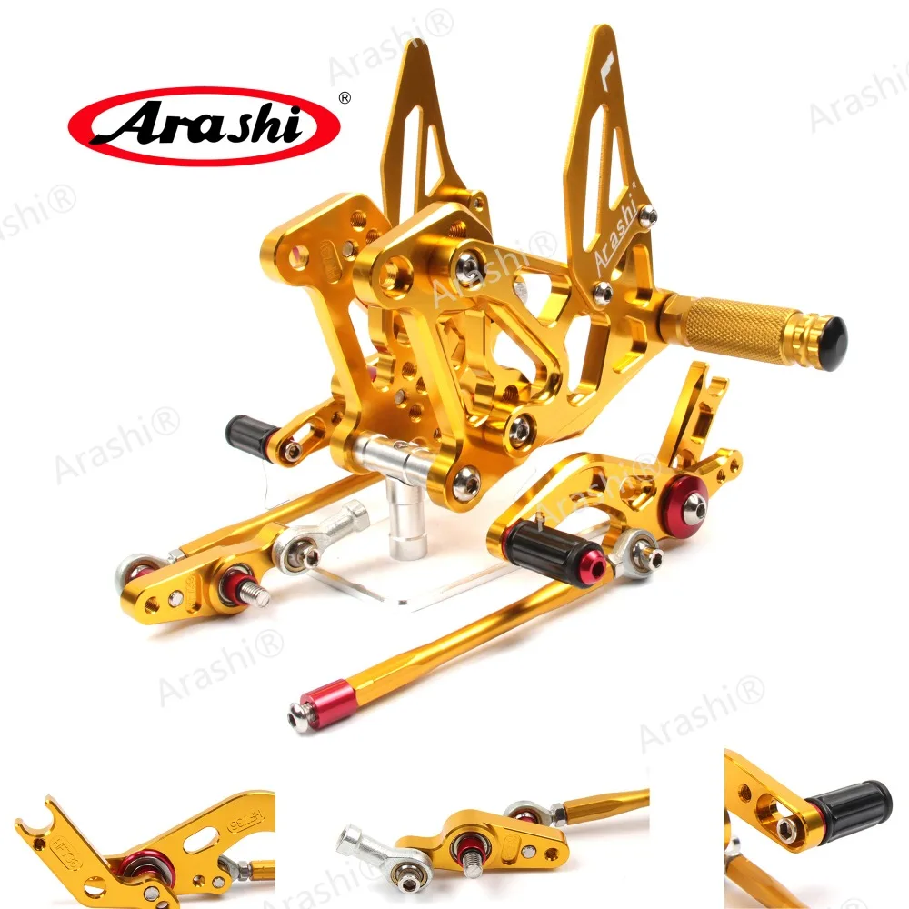 Arashi CNC Rider Rearset Регулируемые подножки для MV AGUSTA F3 675/675 EAS/ORO 2012 2015 2013 2014 12 13 14
