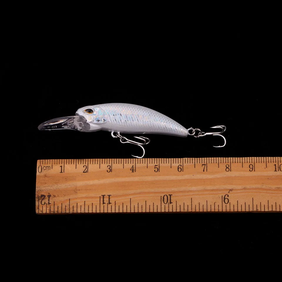 Ходить Рыба 1 шт. Рыболовная Приманка Minnow 65 мм 5 1g воблеры 0 8 м бас Щука жесткая