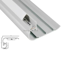 10 setslot anodized led aluminum profile al6063 extruded aluminium led profile led aluminum channel profile for stairs lighting