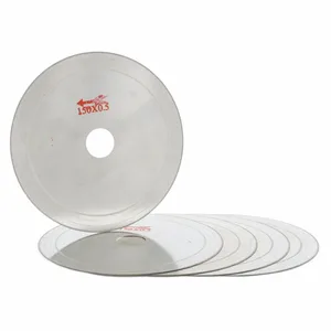 5 шт. 6 дюймов супер-тонкий отверстие для Бора 25 мм обод 0,6 мм Алмазное лезвие для пилы лезвие для резки диск для экономии в материале ювелирные изделия драгоценные камни агат