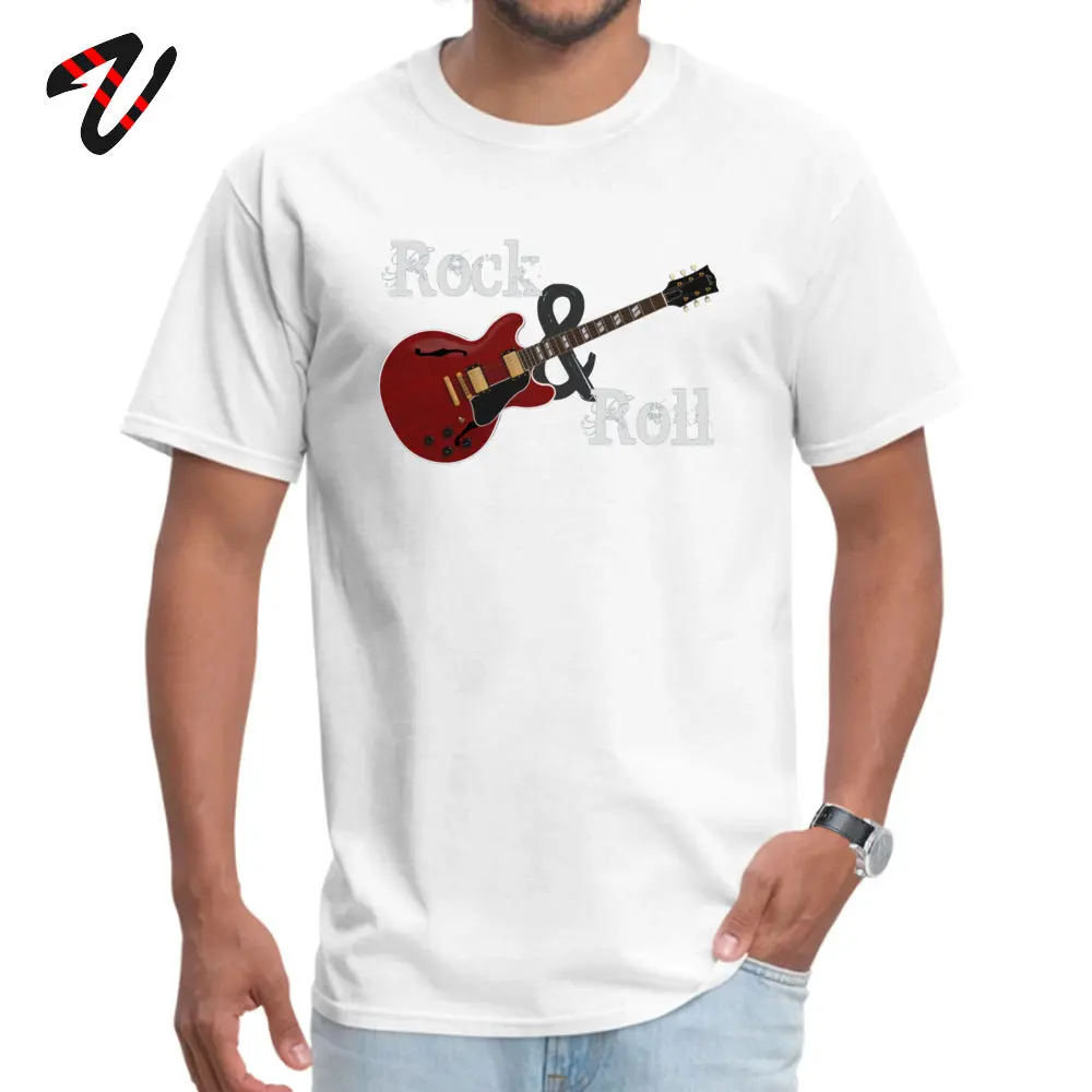 Футболка Rock & Roll мужская с круглым вырезом хлопковая рубашка рукавом топ на день