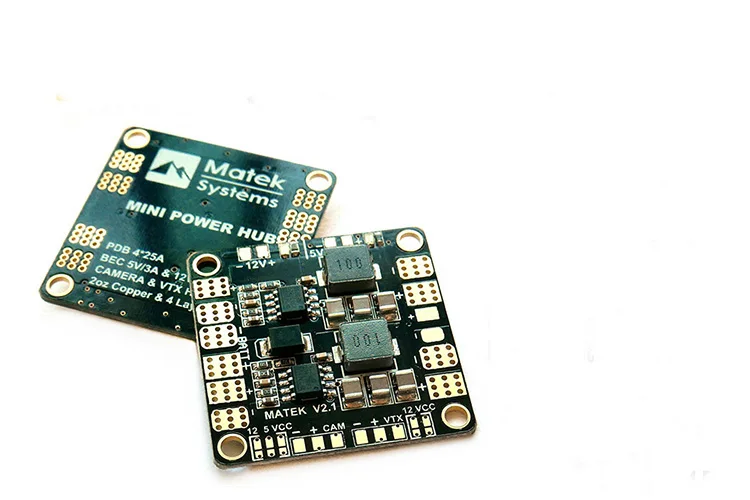 Matek Mini Power Hub распределительная плата с BEC 5V &amp 12V синхронный выпрямитель 3A | Игрушки