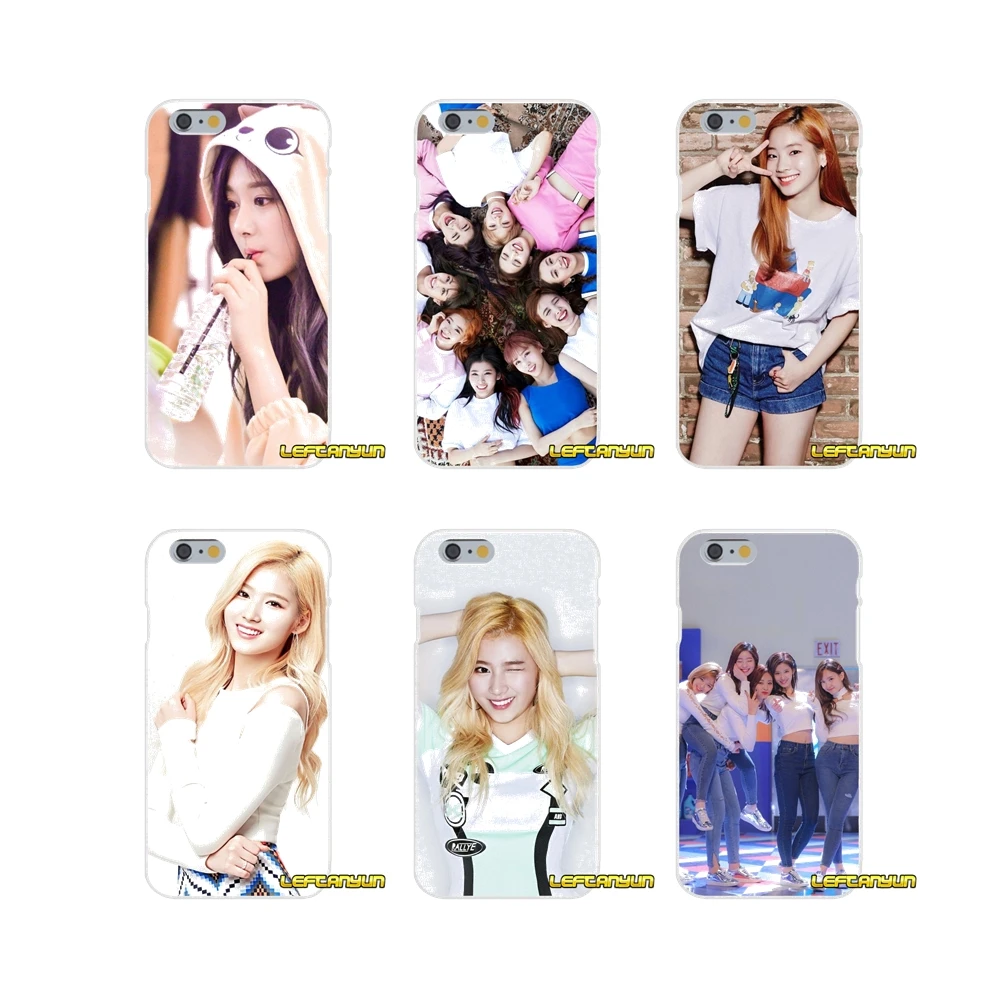 Аксессуары чехлы для телефонов два раза Kpop Girl group милые Чехлы iPhone X 4 4S 5 5S 5C SE 6 6S 7 8