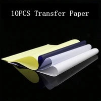 10pcs tattoo thermal stencil transfer paper a4 size original tattoo thermal copier paper for tattoo supply free shipping