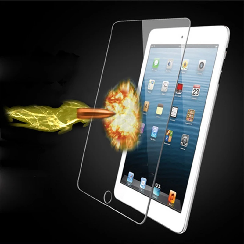 50 шт./лот прозрачное закаленное стекло 0 3 мм для iPad 2 4 5 6 air 1 017 2018 прозрачная