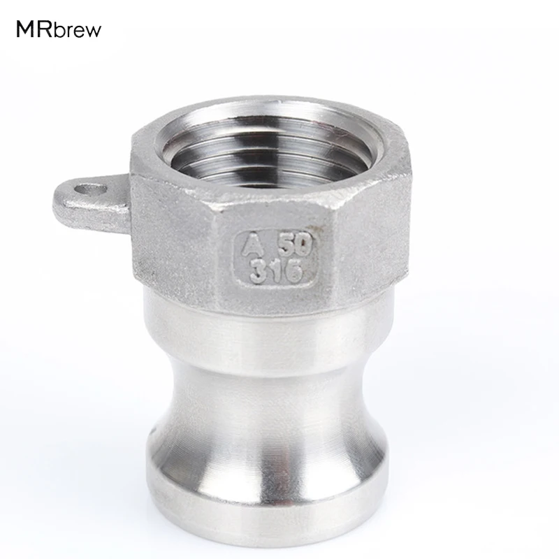 Новый нержавеющий 316 Camlock Муфта типа 1/2 &quotЖенский NPT гаечный ключ быстрое