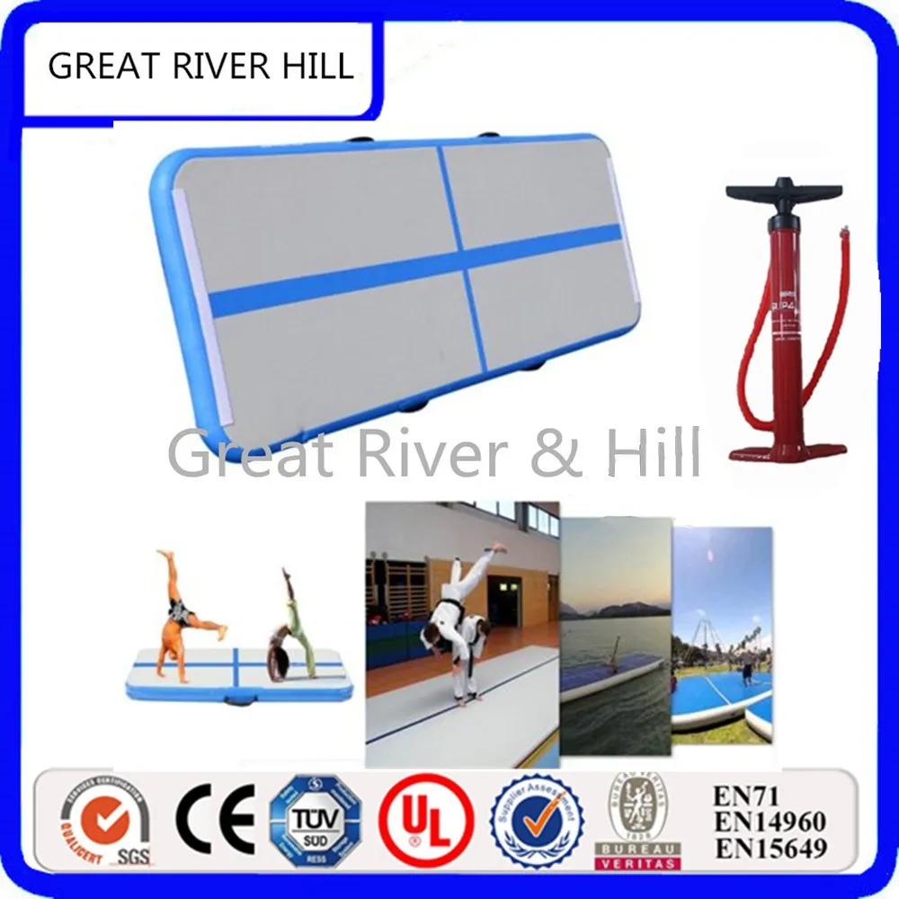 

Top Quality With Free Blower air track 3*1 inflatable air mat for gym tumbling on water on garden for sale