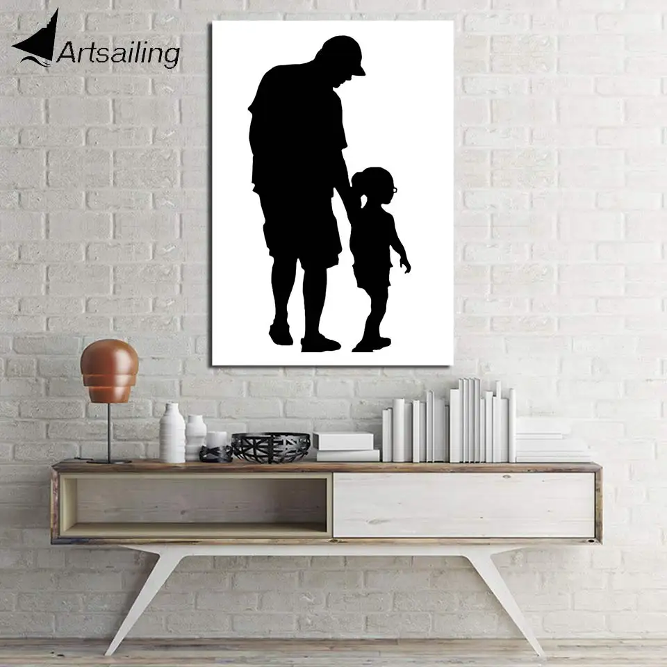 Картина на холсте тему дня отца 1 панель | Дом и сад