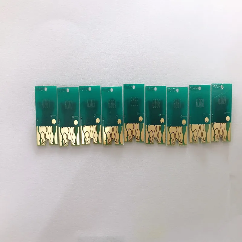 

9Color 700ml T6361-T6369 Resettable Cartridge Chip for Epson Stylus Pro 7890 9890 7908 9908 Printer Ink Cartridge