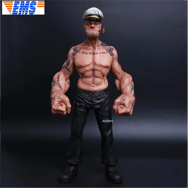 12 &quotPopeye Сейлор статуя тату версия бюст солдат полная длина портретное украшение