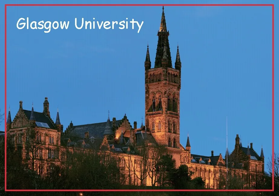 

Tourist Magnets 78*54mm Glasgow University Memorabilia Fridge Magnet 20123 Great gift for Alumni Association