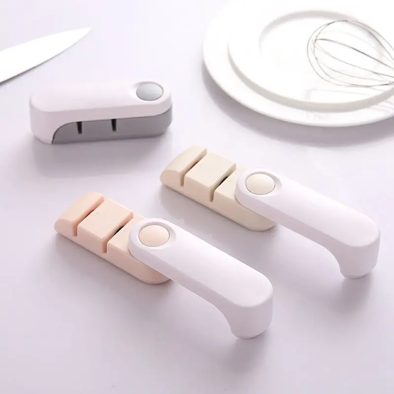 Multi-function Household Thickness Dual-slot Dual-use Rotary Quick Hone Stone Sharpener Folding Kitchen Supplies | Дом и сад
