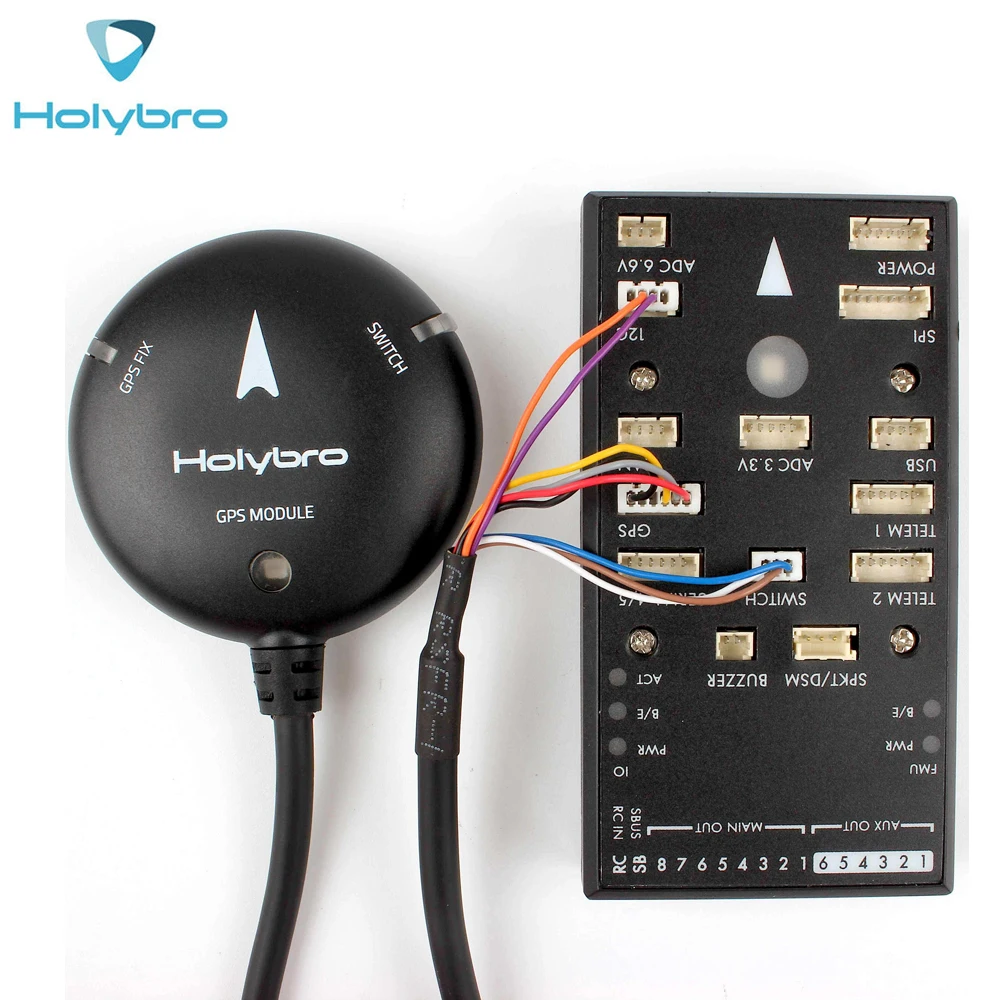 Контроллер полета holybrro Pix32 Pixhawk 4 gps-модуль M8N PM02 радио телеметрический V3 набор
