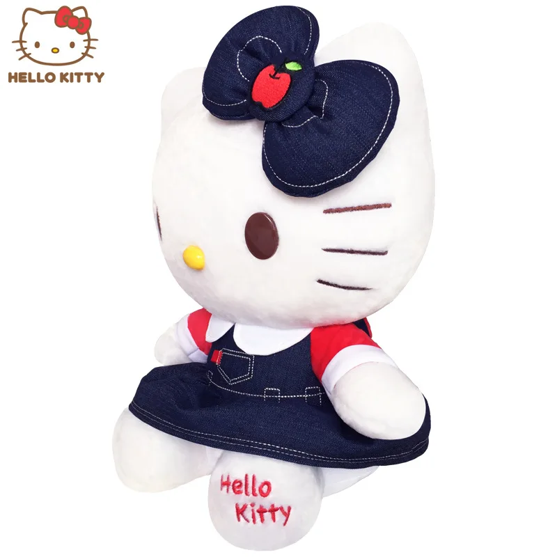 Плюшевая игрушка Hello Kitty ковбойская плюшевая кукла мягкие игрушки милый подарок