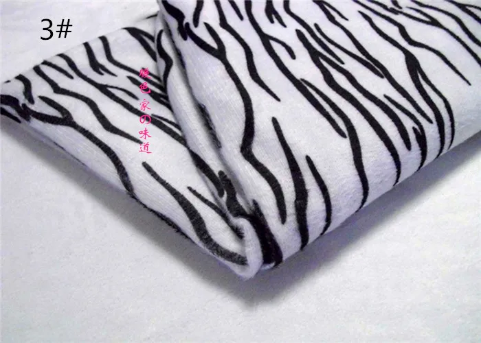 Ткань с принтом зебры короткие волосы велбоа для рукоделия мягкие игрушки