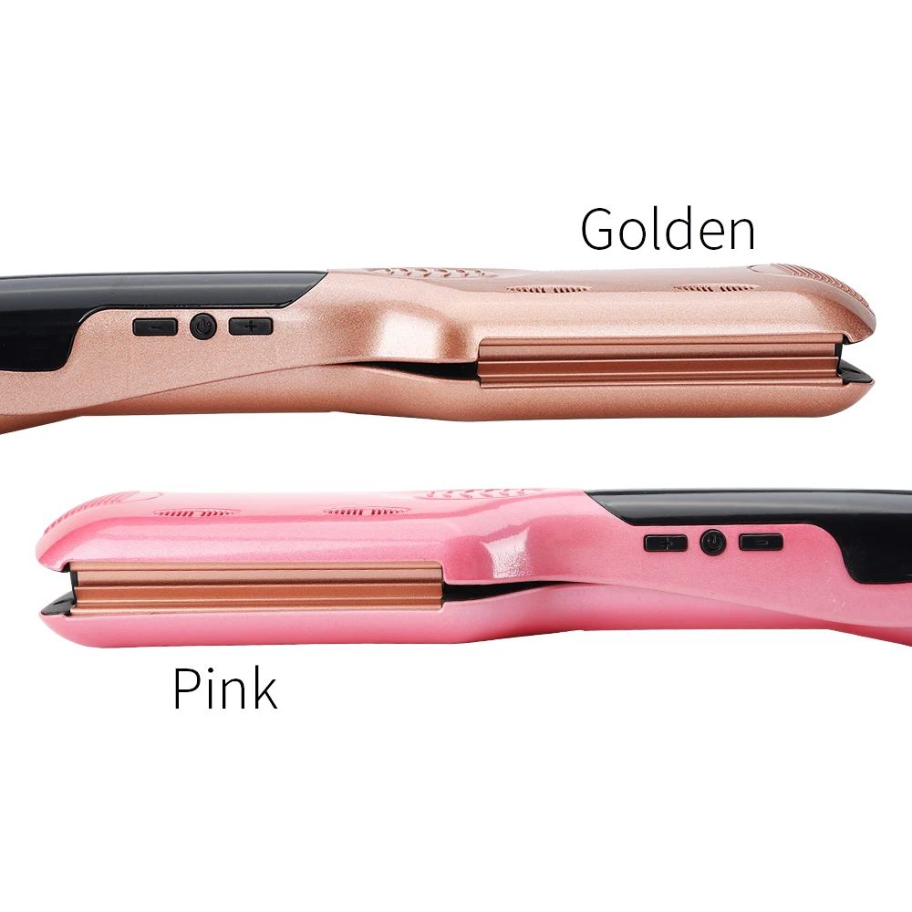 

Professional Tourmaline Ceramic Heating wave hair straighteners Fast Warm-up Crimper hair curler corrugated Iron styling tools